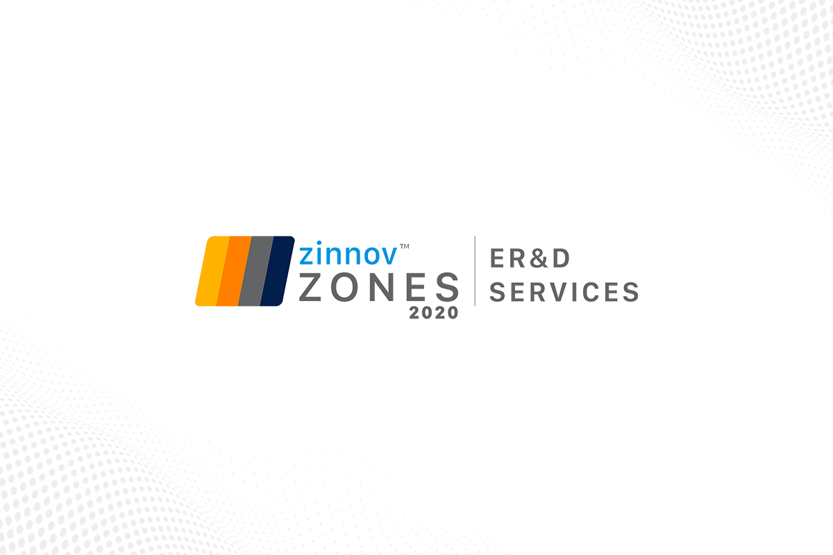 Recognized Software Platform Engineering & Enterprise Software ER&D Player by Zinnov_2020